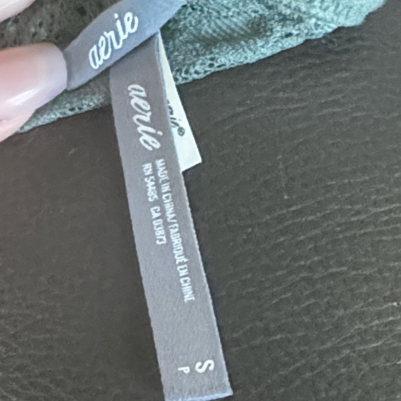 Aerie Lace Bralette in green Gray - Picture 5 of 5